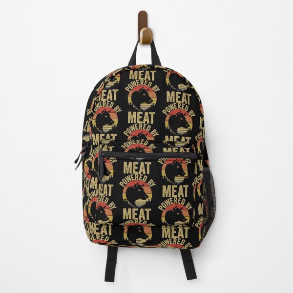 Item preview, Vintage Powered By Meat Carnivore Meat Eater Essential . designed and sold by nellumkzfoug.