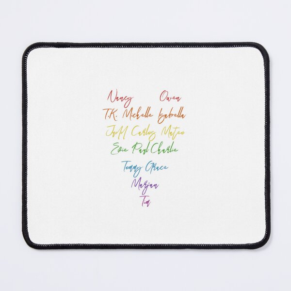 Item preview, 9-1-1 Lone Star character heart (rainbow - white) designed and sold by nerdspride.
