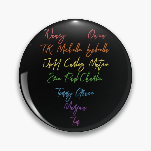 Item preview, 9-1-1 Lone Star character heart (rainbow - black) designed and sold by nerdspride.