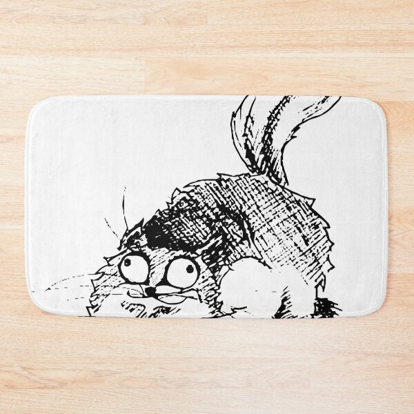 Item preview, crazy eyes squirrel designed and sold by XXgooddeedXX.