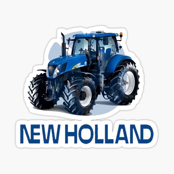 NEW HOLLAND STICKERS DECALS x 2  150mm x 30mm Tractor