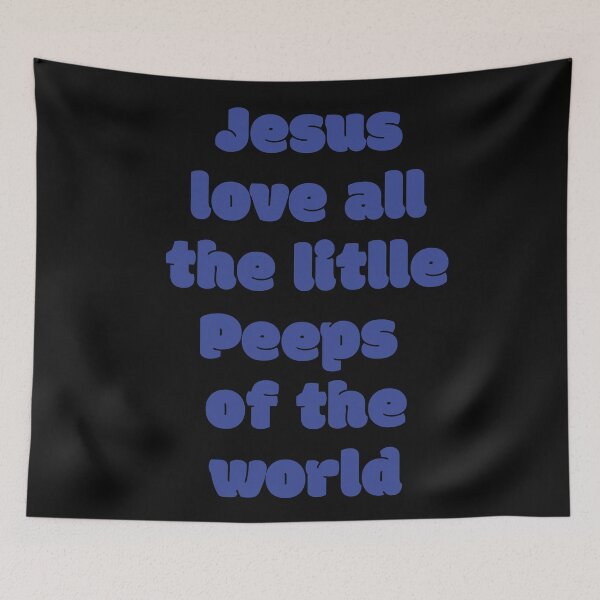 Item preview, Jesus Loves all the little Peeps of the world designed and sold by Sam Artist.