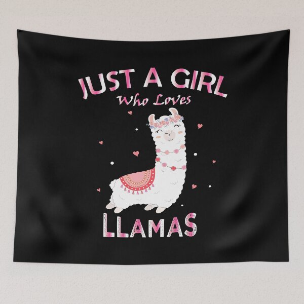 Item preview, Just A Girl Who Loves Llamas Gift For Llama Lover designed and sold by SkylerKason.