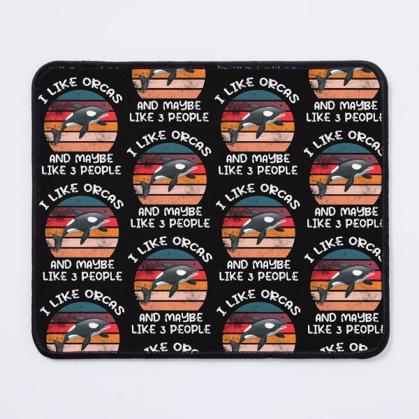 Item preview, I Like Orcas and Maybe Like 3 People,Funny Orca Killer Whale Retro Women Men designed and sold by pedrored369.