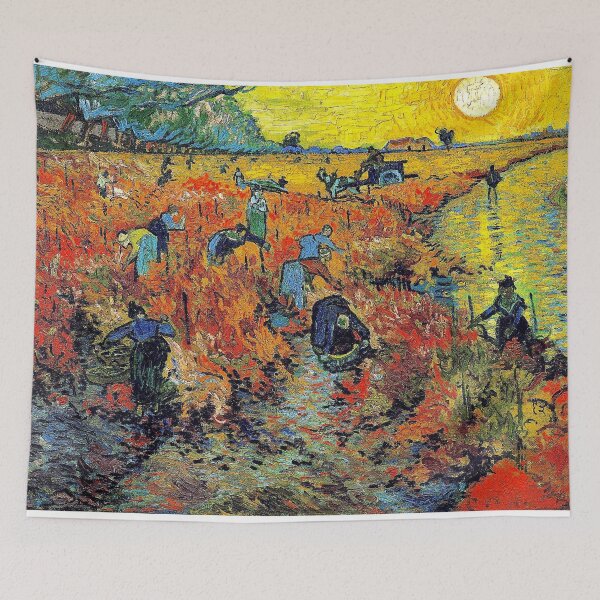 Item preview, The Red Vineyard - Vincent van Gogh designed and sold by SimpleJoyStyle.