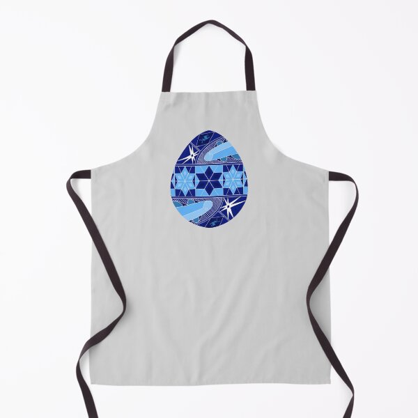 Item preview, Easter egg Ukrainian inspired blue designed and sold by hallas2b.