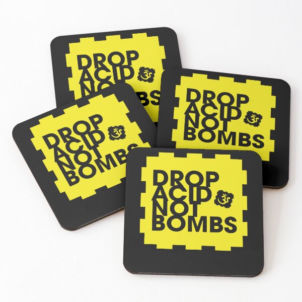 Item preview, Drop Acid Not Bombs designed and sold by shadonnasy.