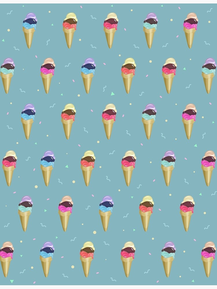 Ice Cream Pattern by mirunasfia
