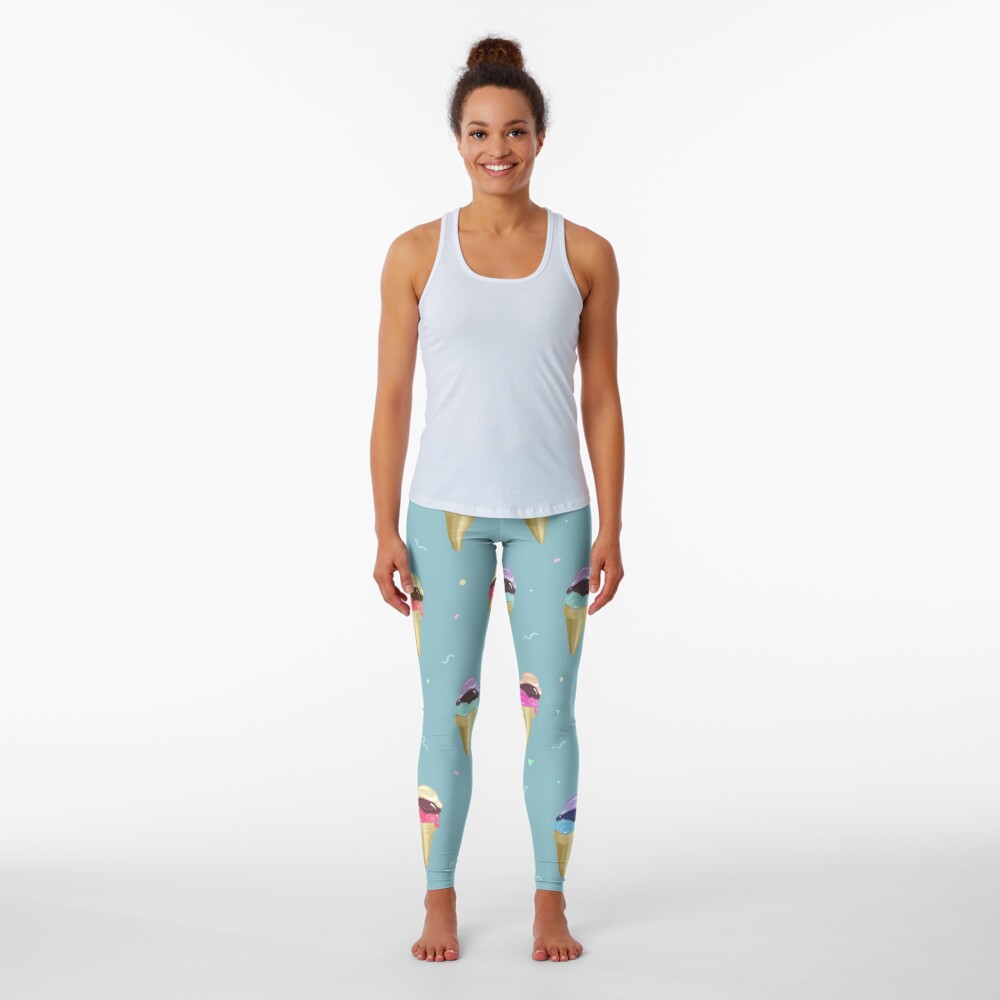 Ice Cream Pattern Leggings