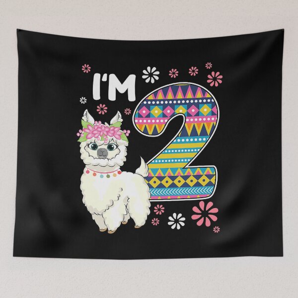 Item preview, Kids Birthday Llama Im 2 Year Old Girl 2nd B day Gift designed and sold by SkylerKason.