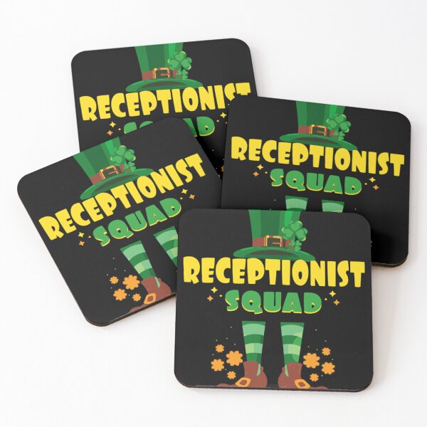Item preview, Receptionist Squad Funny Irish St Patrick Day Gifts Essential . designed and sold by lelleqpmansi.