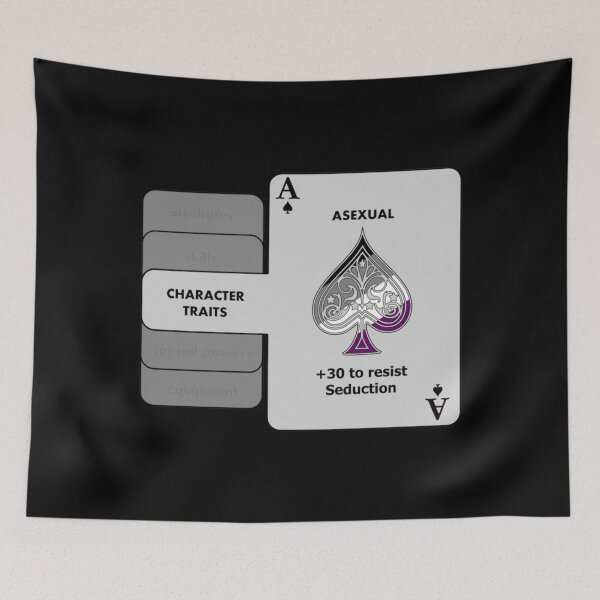 Item preview, Asexual Character Bonus (Spade Symbol) Essential . designed and sold by rydinqdborn8.