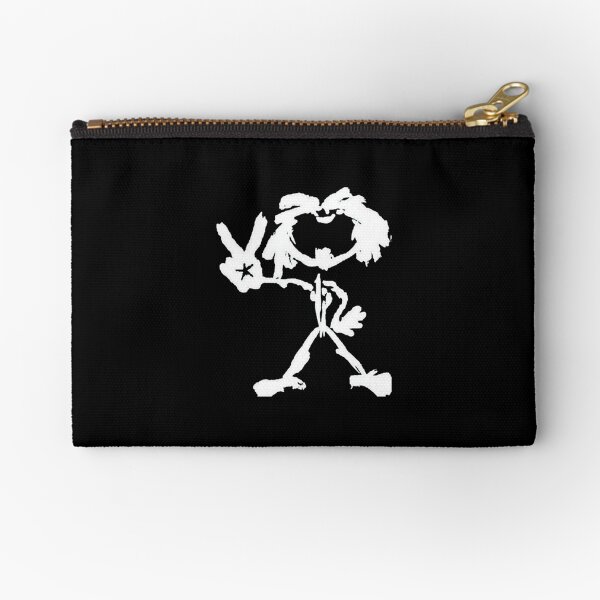 white classic Zipper Pouch