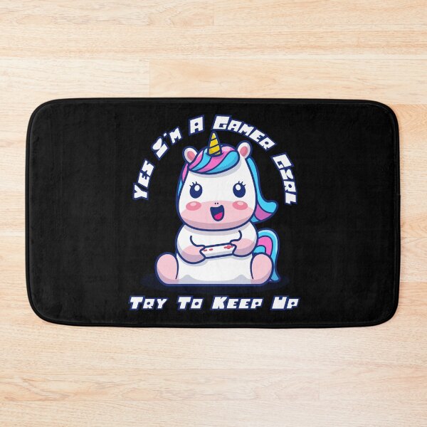 Item preview, Yes I'm A Gamer Girl Gaming Unicorn designed and sold by TheWildFlix.