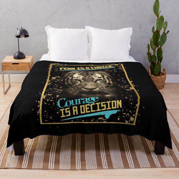 Item preview, Fear Is A Choice. Courage Is A Decision. designed and sold by OrangePyramid.