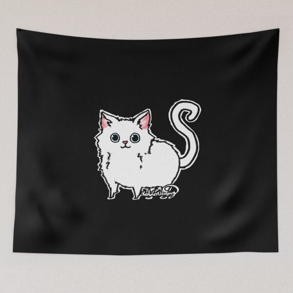 Item preview, Cute White Cat! by RedZenDesignz designed and sold by RedZenDesignz.