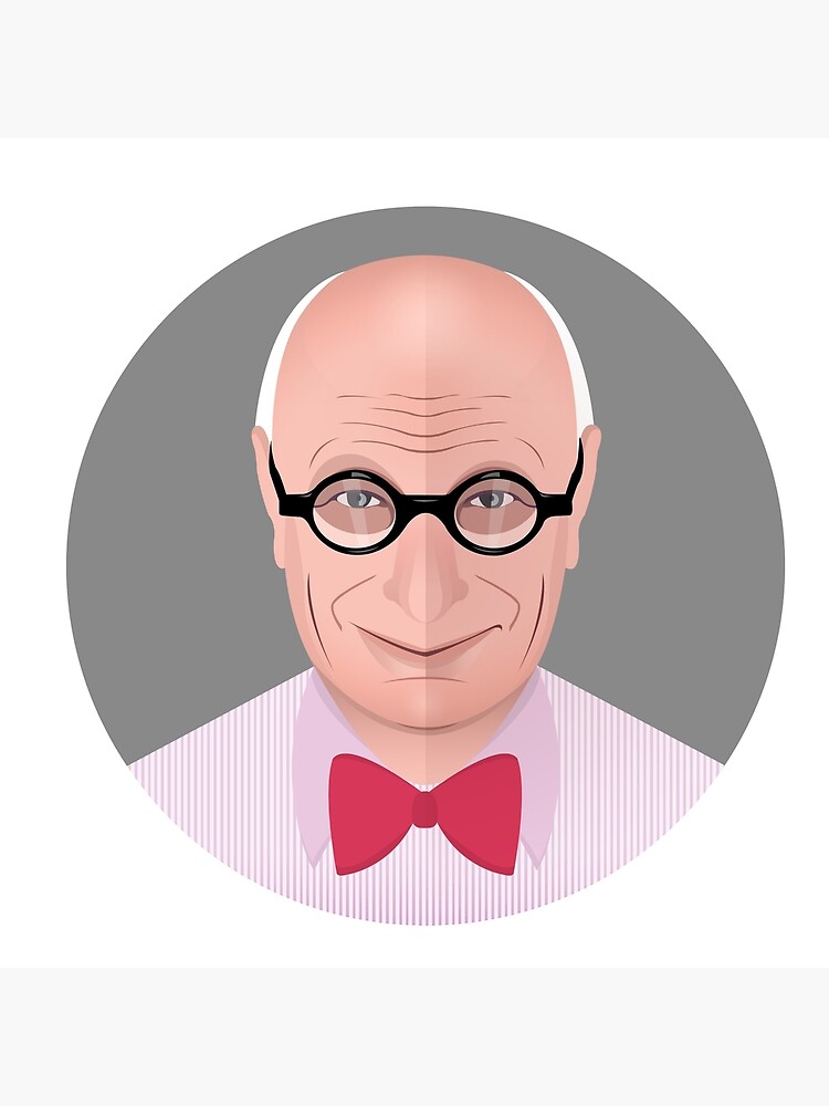 Portrait of Wally Olins by mirunasfia