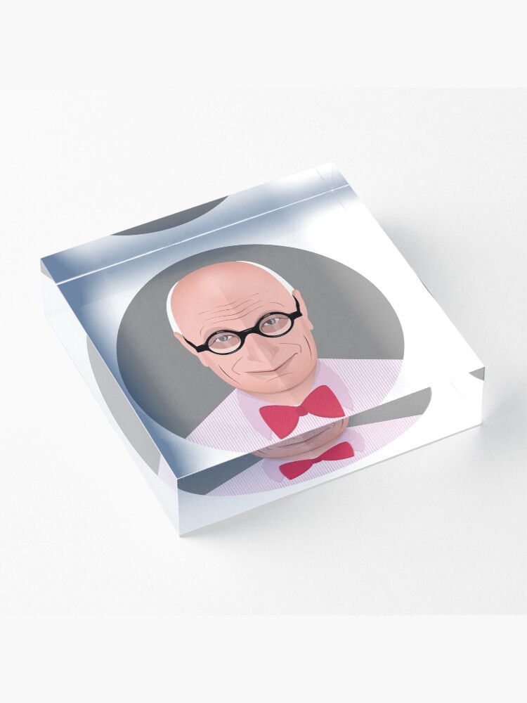 Alternate view of Portrait of Wally Olins Acrylic Block