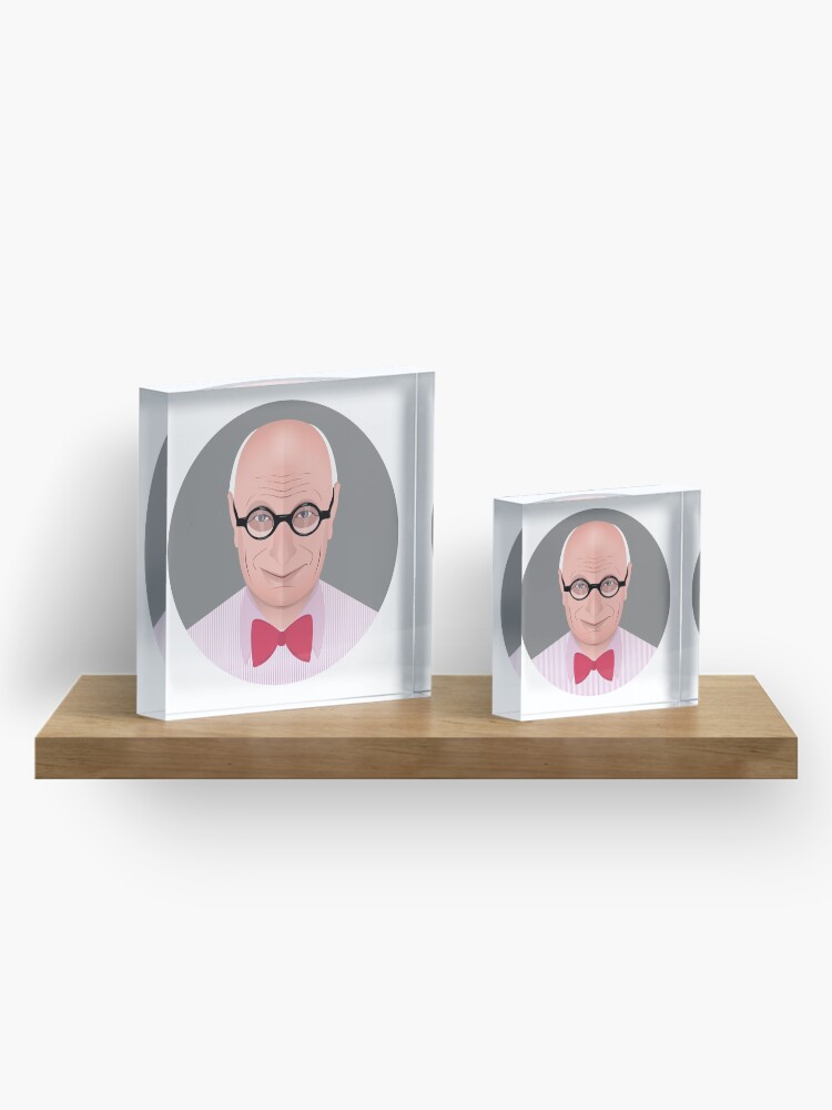 Alternate view of Portrait of Wally Olins Acrylic Block