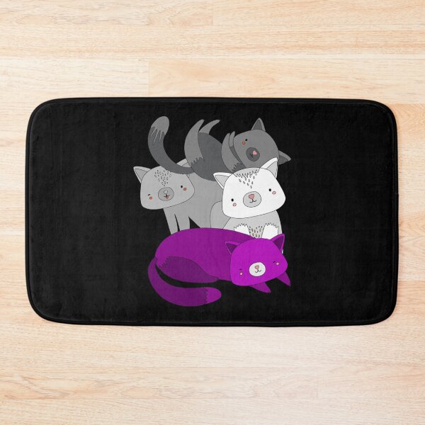 Item preview, Asexual Flag Cat Kawaii Animal Classic . designed and sold by rydinqdborn8.