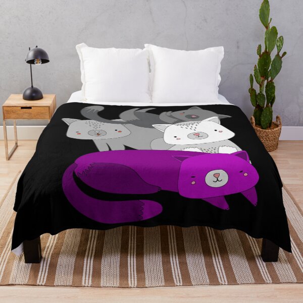 Item preview, Asexual Flag Cat Kawaii Animal Classic . designed and sold by rydinqdborn8.