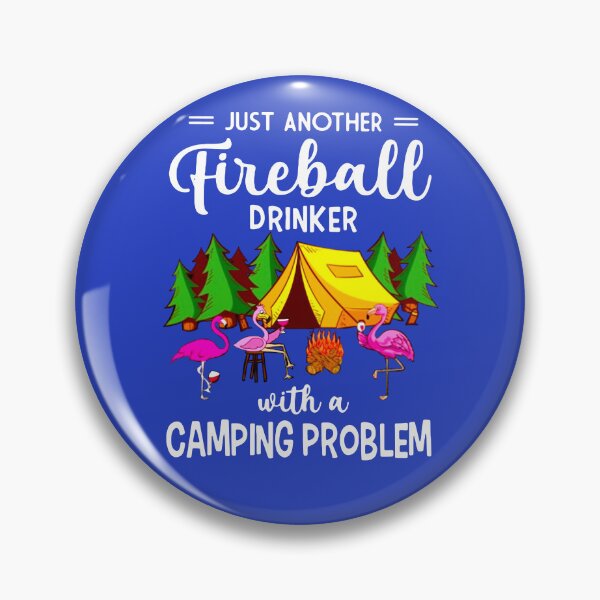 Item preview, Flamingo just another fireball drinker with a camping problem designed and sold by smallcatvn.