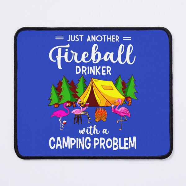 Item preview, Flamingo just another fireball drinker with a camping problem designed and sold by smallcatvn.