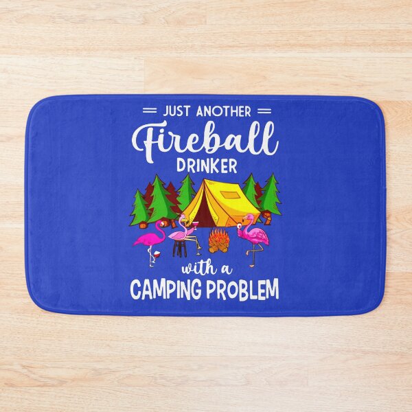 Item preview, Flamingo just another fireball drinker with a camping problem designed and sold by smallcatvn.