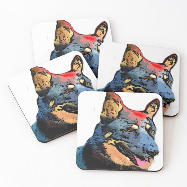 Item preview,  Abstract German Shepherd Dog Portrait designed and sold by Carlo Varo.