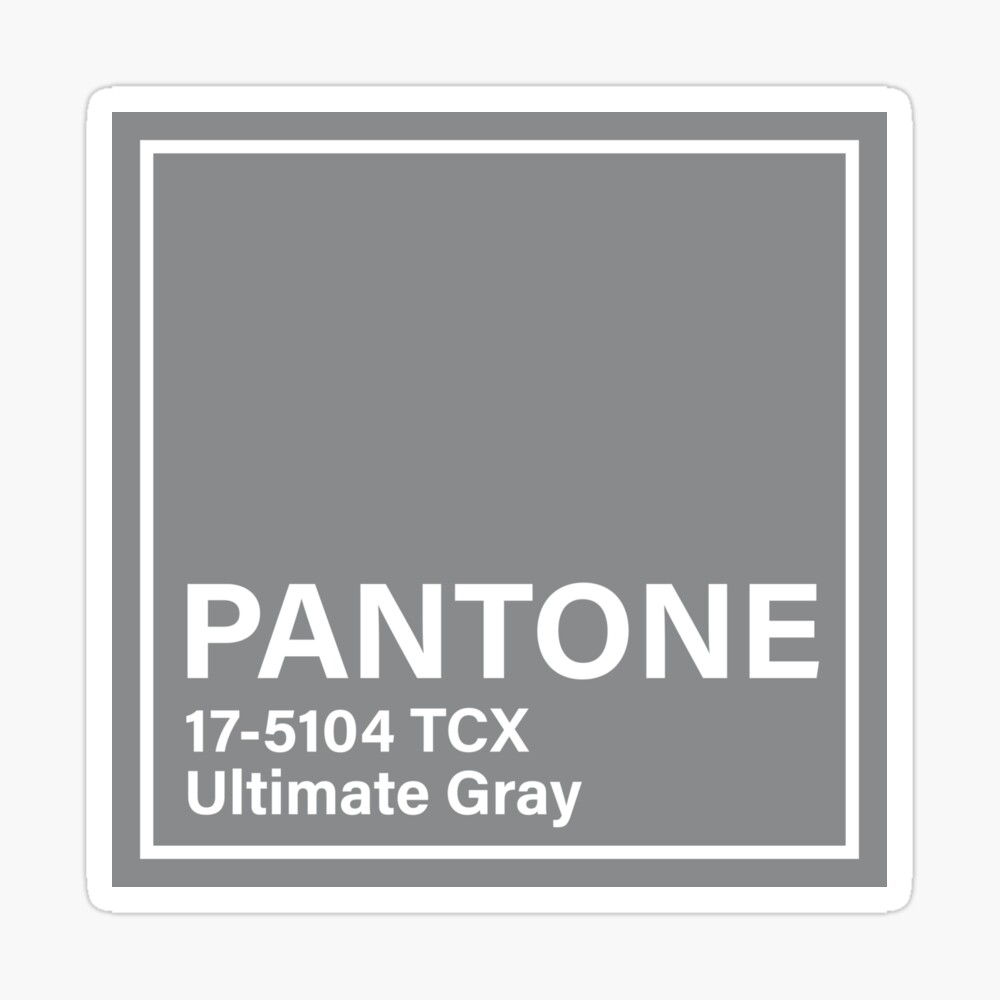 pantone 17-5104 TCX Ultimate Gray Magnet for Sale by princessmi-com |  Redbubble