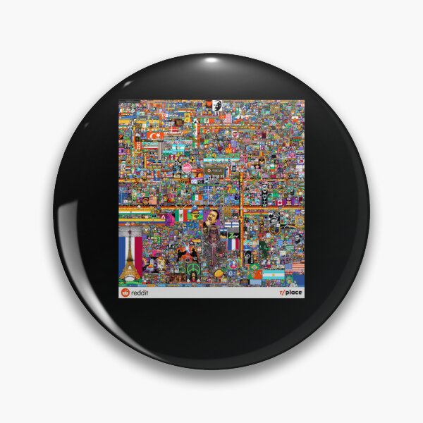 Item preview, rplace Reddit digital art - 2022 Classic designed and sold by MartaCuevas3.