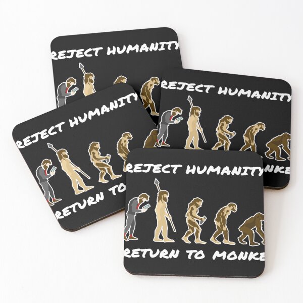 Item preview, Reject Humanity - Return to Monke Essential . designed and sold by lelleqpmansi.