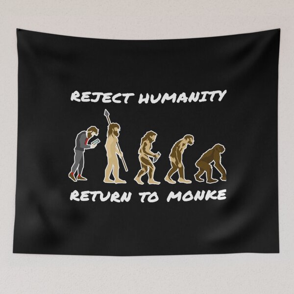 Item preview, Reject Humanity - Return to Monke Essential . designed and sold by lelleqpmansi.