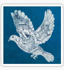 AESTHETIC BIRD ARTISTIC COLDPLAY Sticker