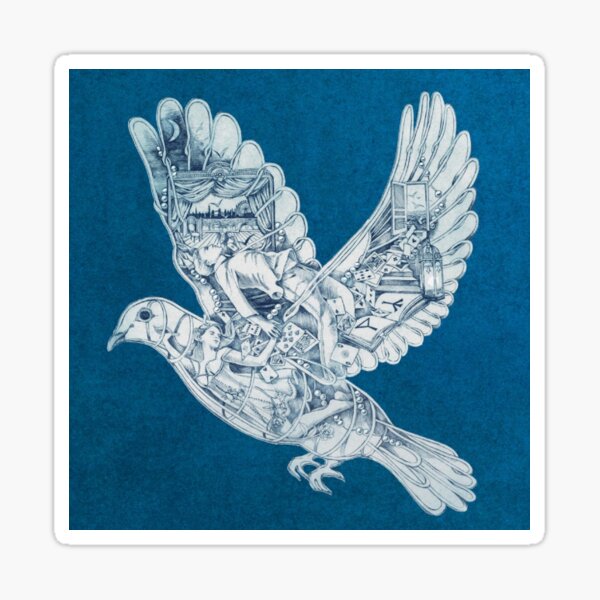 ESTHÉTIQUE OISEAU COLDPLAY ARTISTIQUE Sticker