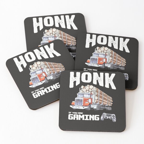 Item preview, HONK IF YOU ARE GAMING (TRUCKER GAMER) CoolShirtzCold Ones t-shirt (REPRODUCTION) Essential T-Shirt designed and sold by AlessandraFallo.