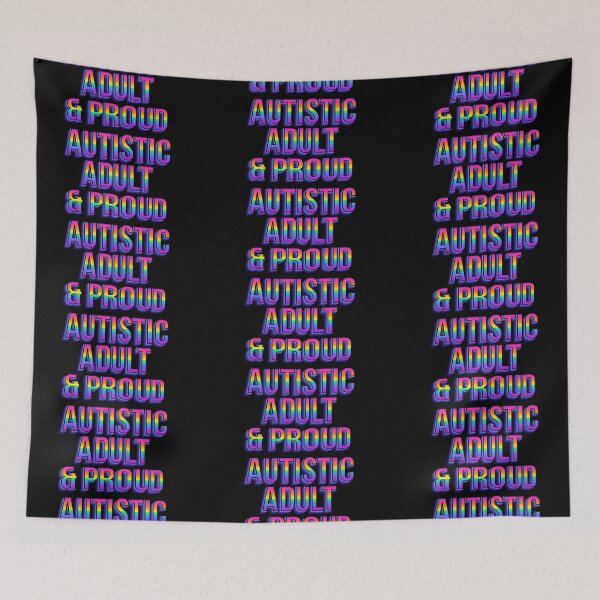 Item preview, Autistic Adult and proud dark designed and sold by AuDHDesigns AUS .