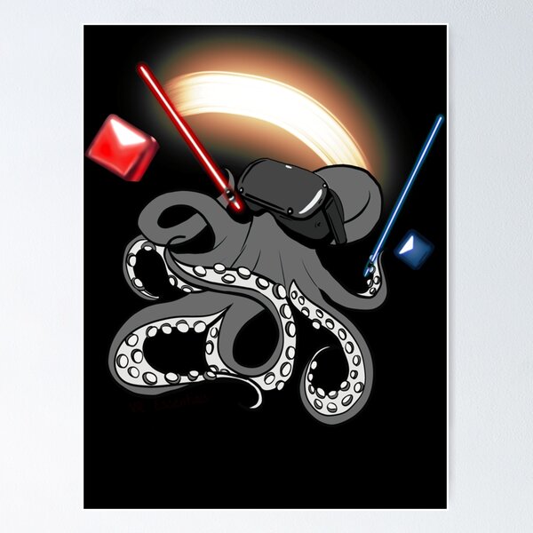 Item preview, Octopus Beat Saber VR Classic designed and sold by ClarenceMcBrid.