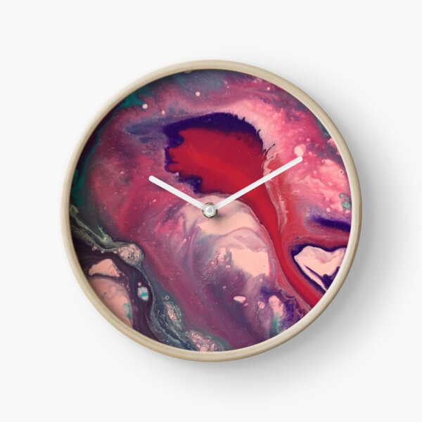 Pink Mist Clock
