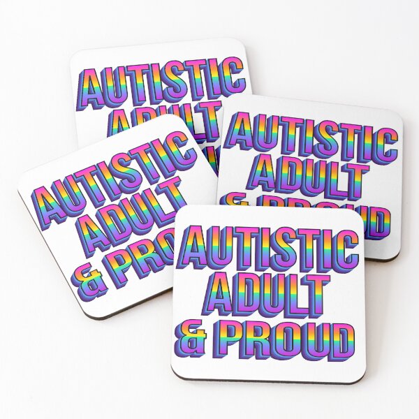 Item preview, Autistic Adult and proud light designed and sold by AuDHDesigns AUS .
