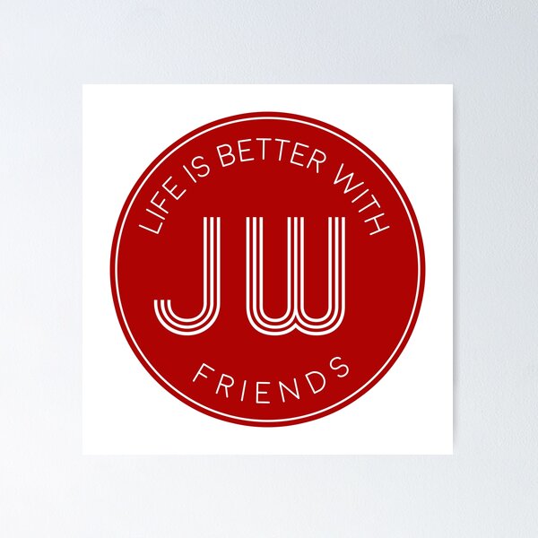 Item preview, Life is better with JW friends - Red designed and sold by KA DESIGNS.