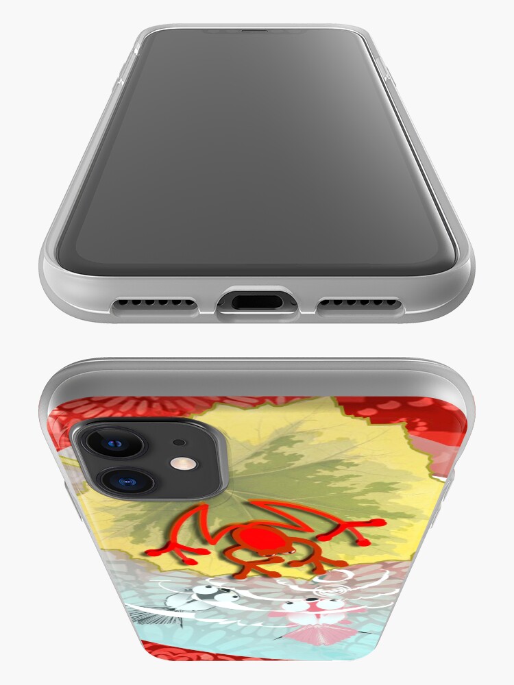 Alternate view of RED FROG - RedFrog in the Kois Pond iPhone Case & Cover