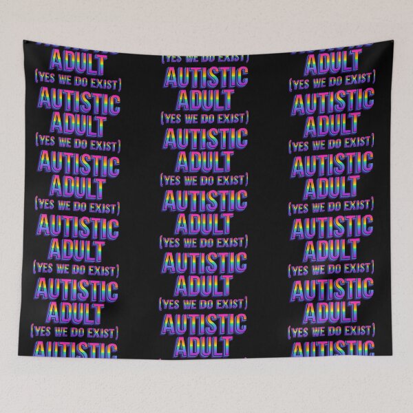 Item preview, Autistic Adult no myth dark designed and sold by AuDHDesigns AUS .