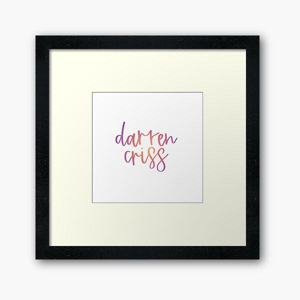 Item preview, Darren Criss designed and sold by nerdspride.