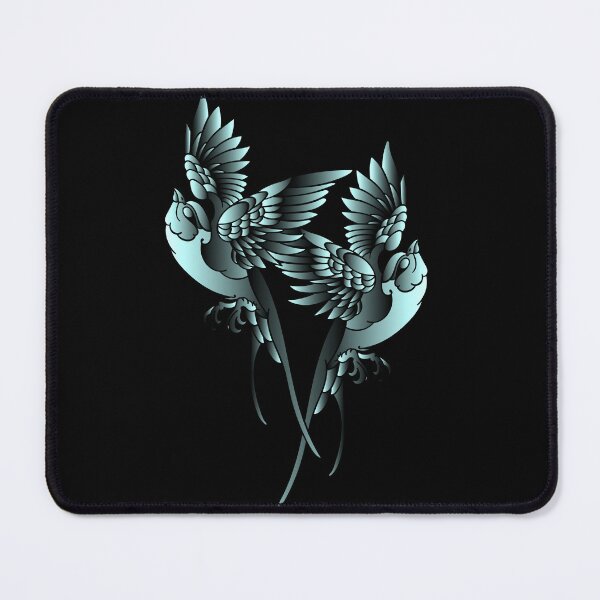 Item preview, bird sparrow art monocrome decorative designed and sold by cat poe.