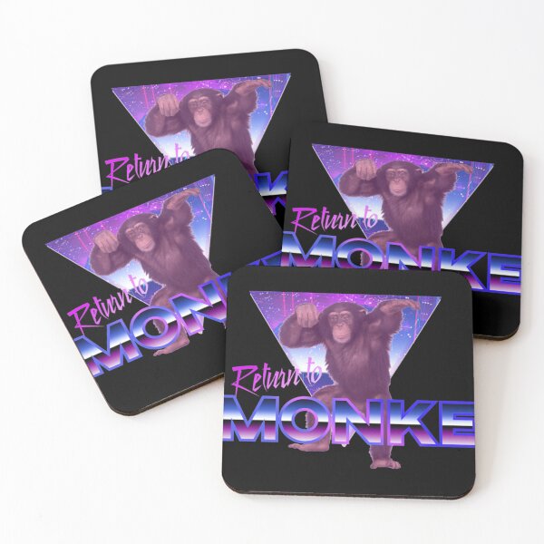 Item preview, Reject Humanity; Return To Monke (80s Aesthetic) Essential . designed and sold by lelleqpmansi.