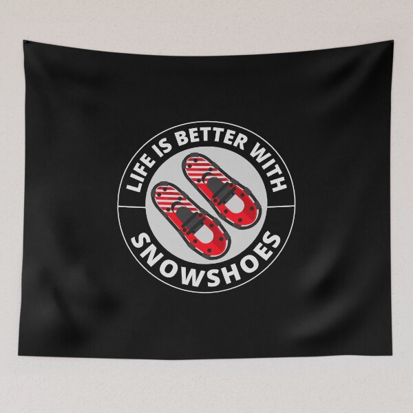 Item preview, Snowshoe Walker Hiker Hiking Winter Snowshoeing designed and sold by TastefulTees.