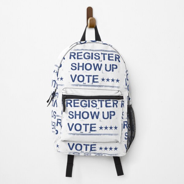 Item preview, Register Show Up Vote Blue Letters designed and sold by FajarStore78.