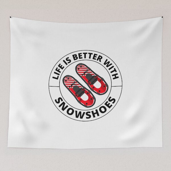 Item preview, Snowshoe Walker Hiker Hiking Winter Snowshoeing designed and sold by TastefulTees.