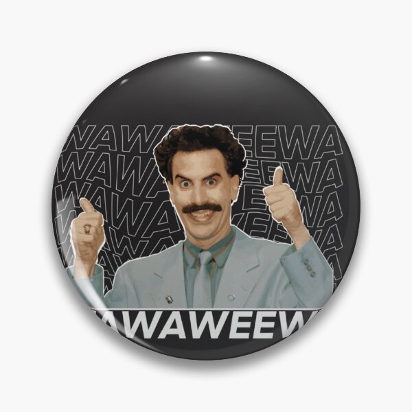 Item preview, Borat - Wawaweewa - Black - Sticker tee Classic T-Shirt designed and sold by AngelinaGiebel.